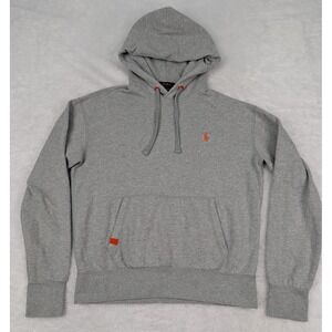 Polo Ralph Lauren Performance Hoodie Women's M Full Zip Gray Embroidered Logo